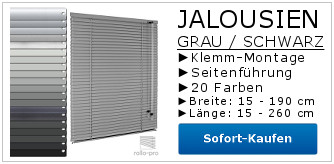 Jalousie Jalousien Alu-Jalousien Grau und Schwarz Sofort Kaufen